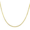 2.50mm cable chain in solid 14K yellow gold