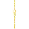 2.50mm cable chain in solid 14K yellow gold, view 3