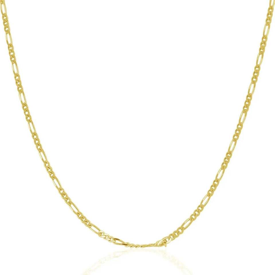 14K Yellow Gold Figaro Chain