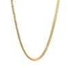 3.20mm wheat chain in solid 14K yellow gold