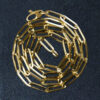 4.20mm paperclip chain in solid 10K yellow gold, view 5