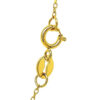 14K Yellow Gold Diamond-Cut Cable Link Chain, 1.1 mm