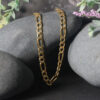 Figaro chain in solid 10K yellow gold, view 4