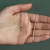 14K White Gold Franco Chain