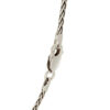 Sterling Silver, Rhodium Plated Wheat 1.50mm