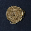 1.20mm wheat round chain in solid 14K yellow gold, view 6