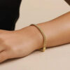 14K Yellow Gold Rope Bracelet 3.40mm