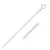 14K White Gold Cable Chain 1.2mm