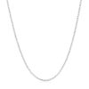 14K White Gold Cable Chain 1.2mm