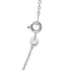 14K White Gold Cable Chain 1.2mm