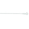 14K White Gold Cable Chain 1.2mm