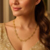 14K Yellow Gold Clover Necklace