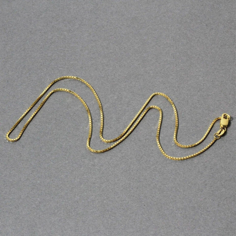 18K Yellow Gold Chain 0.85mm