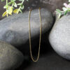 14K Yellow Gold Bead Chain 1.0mm
