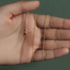 14K Yellow Gold Bead Chain 1.0mm