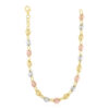 14K Tri-Colour Gold Mariner Chain