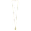 Ships necklace in solid 10K yellow gold, view 2