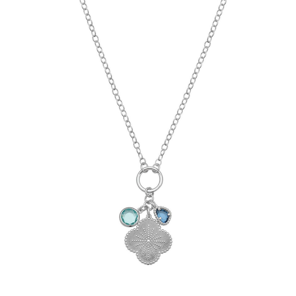 Sterling Silver, Rhodium Plated Charm 7.8g