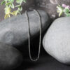 14K White Gold Milano Chain, 1.1 mm