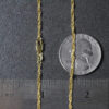 10K Yellow Gold Singapore Chain 1.80mm
