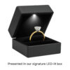 1.50 ct radiant lab-grown diamond ring in solid 10K yellow gold, view 6