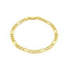 10K Yellow Gold Figaro Bracelet 4.70mm