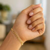 10K Yellow Gold Figaro Bracelet 4.70mm