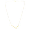 14K Yellow Gold Initial Necklace 1.1g