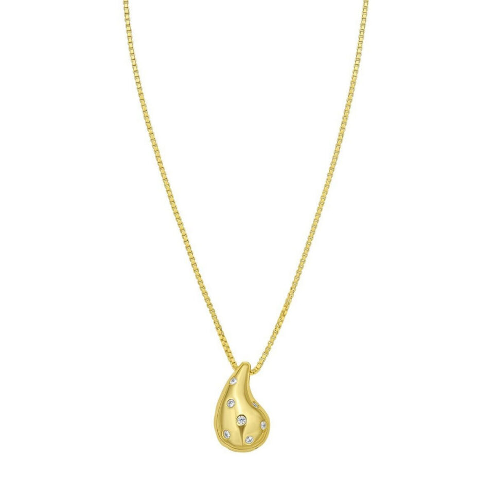 Sterling Silver, Gold Plated Necklace 10g
