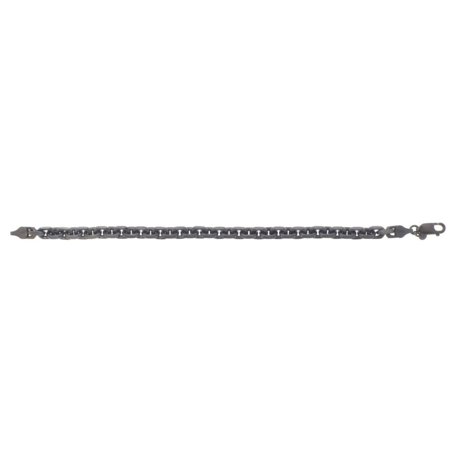 Sterling Silver, Plated Oval Bracelet