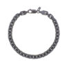 Sterling Silver, Plated Oval Bracelet