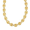 12mm mariner necklace in solid 14K yellow gold, view 2