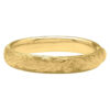 14K Yellow Gold Engraved Bangle 12.00mm