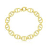 8.80mm mariner bracelet in solid 14K yellow gold