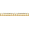 7 ct tw lab-grown diamond round tennis bracelet in solid 14K yellow gold, view 3