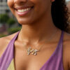 14K Yellow And White Gold Necklace