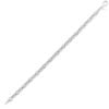 Sterling silver, rhodium plated mariner bracelet