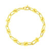 5 mm 7 1/2 inch jax chain bracelet in solid 14K yellow gold, view 2