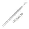 7.00mm cuban chain in 14K white gold