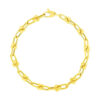 4.00mm bracelet in solid 14K yellow gold, view 2