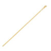 2.00mm moon bead chain in solid 14K yellow gold, view 2