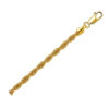 10K Yellow Gold Rope Bracelet 4.00mm