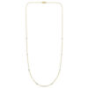 14K Yellow Gold Lab-Grown Diamond Necklace 1.5g