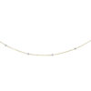 14K Yellow Gold Lab-Grown Diamond Necklace 1.5g