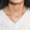 14K White Gold Bead Chain 1.0mm