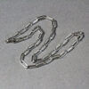 14K White Gold Paperclip Chain 4.2mm