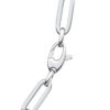 14K White Gold Paperclip Chain 4.2mm