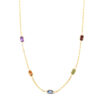 14K Yellow Gold Paperclip Necklace