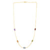 14K Yellow Gold Paperclip Necklace