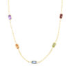 14K Yellow Gold Paperclip Necklace